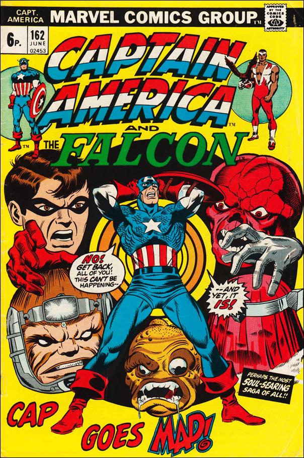Captain America (1968) issue 162-B UK Price Cover