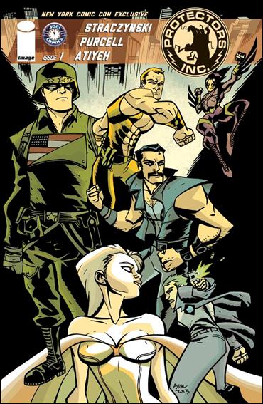 Protectors, Inc. issue 1-D Michael Avon Oeming New York Comic Con Cover