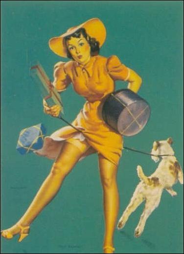 Elvgren's Calendar Pinups 2 (Base Set) card 28 Help Wanted