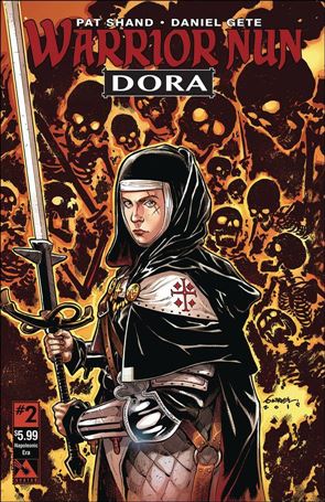 Warrior Nun Dora issue 2-H Gabriel Andrade Napoleonic Cover