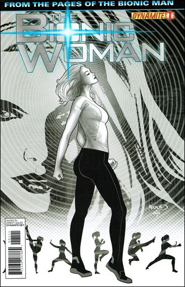 Bionic Woman (2012) issue 1-B Black & White Cover