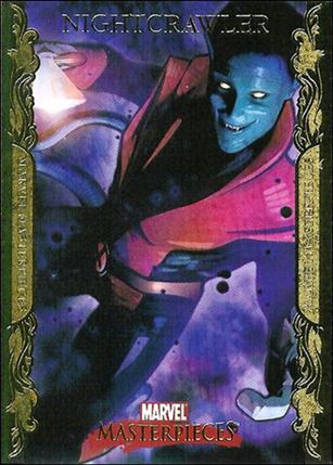 2007 Marvel Masterpieces (Parallel Gold Border Base Set) card 63 Nightcrawler