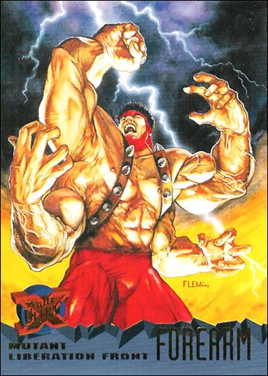 1995 Fleer Ultra X-Men (Base Set) card 81 Forearm