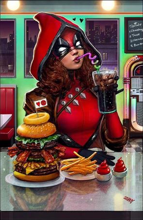 Deadpool (2024) issue 7-L Nathan Szerdy Retailer Exclusive Virgin Cover