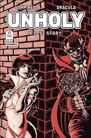 Vampirella/Dracula: Unholy issue 3-F Ken Haeser Cover