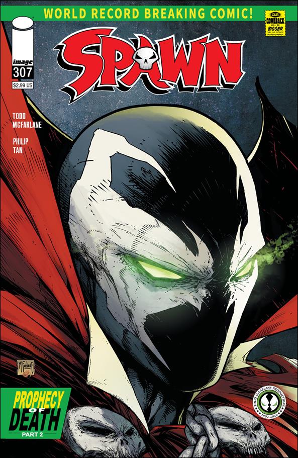 Spawn issue 307 Todd McFarlane Cover