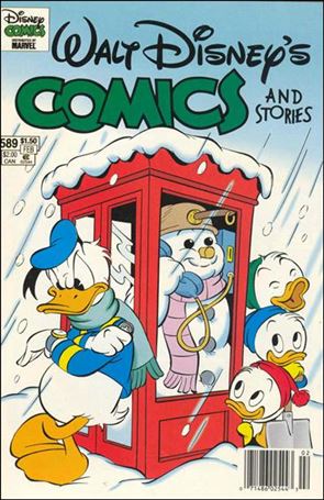Walt Disney's Comics and Stories (1940) issue 589-B Marvel Cover