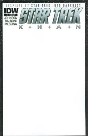 Star Trek: Khan issue 2-D Blank/Sketch Cover