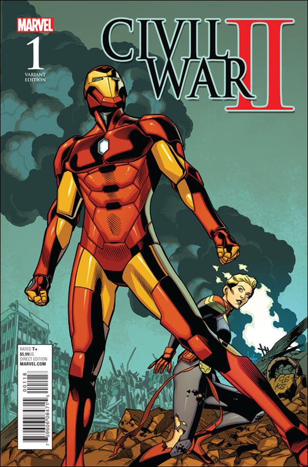 Civil War II issue 1-F Chris Sprouse 1:15 Battle Cover