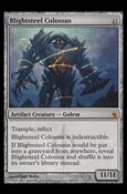 Magic the Gathering: Mirrodin Besieged (Base Set) card 99 Blightsteel Colossus