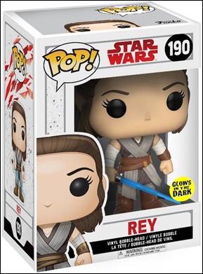 POP! Star Wars figure 190-B Rey (Glow) Costco Exclusive