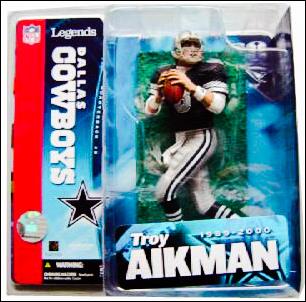 NFL Legends Series 1 figure 2-B Tory Aikman Dallas Cowboys (Chase Figure)