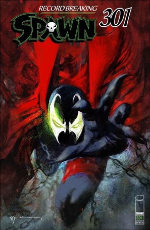 Spawn issue 301-M Bill Sienkiewicz Standard Cover