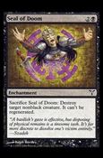 Magic the Gathering: Dissension (Base Set) card 53 Seal of Doom