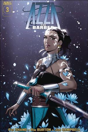 Azza the Barbed issue 3 Rio Burton Cover
