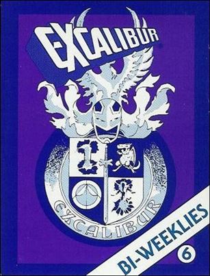 Marvel 1992 Bi-Weeklies (Promo) card 6 Excalibur