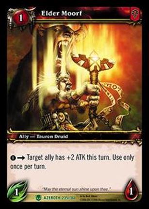 World of Warcraft: Heroes of Azeroth (Base Set) card 235 Elder Moorf