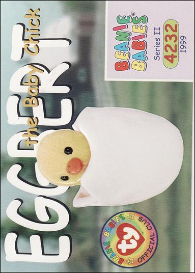 Beanie Babies Series 2 (Base Set) card 168 Eggbert the Baby Chick