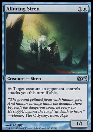Magic the Gathering: 2010 Core Set (Base Set) card 43 Alluring Siren