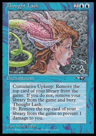 Magic the Gathering: Alliances (Base Set) card 39 Thought Lash