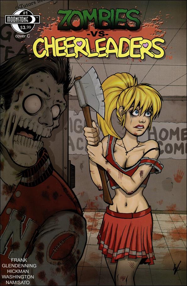 Zombies vs Cheerleaders (2010) issue 1-C Jason Worthington Cover