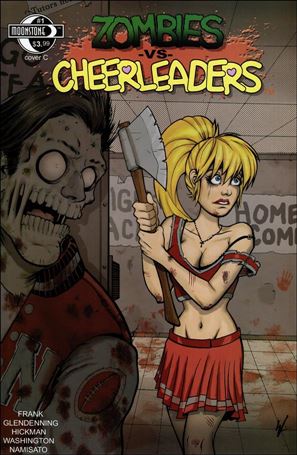 Zombies vs Cheerleaders (2010) issue 1-C Jason Worthington Cover