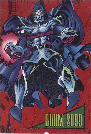 Marvel Universe: Series 4 (Promo) card nn 6 Doom 2099 Foil Production Sample