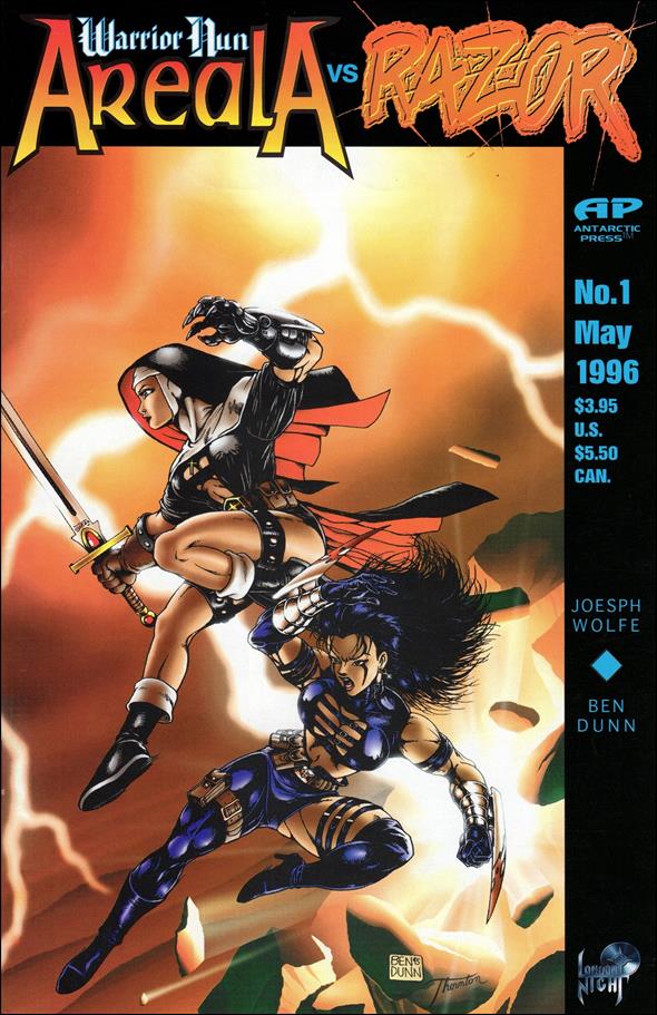 Warrior Nun vs Razor issue 1 Standard Edition
