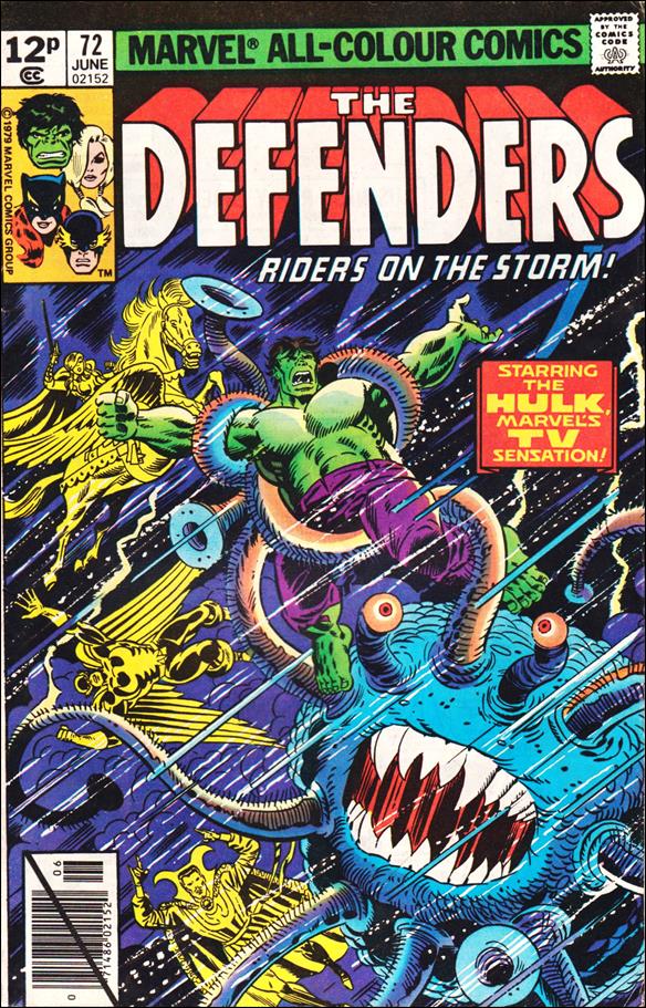 Defenders (1972) issue 72-B UK Price Cover