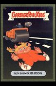 Garbage Pail Kids All-New Series 2 (Foil Sticker Subset)  card F6a Run Down Rhoda