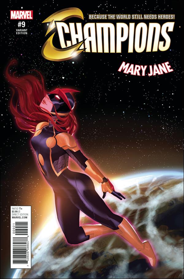 Champions (2016) issue 9-B Helen Chen Mary Jane Cover
