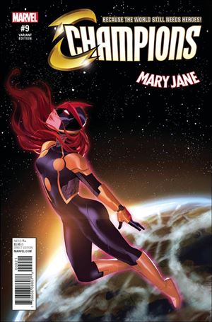 Champions (2016) issue 9-B Helen Chen Mary Jane Cover
