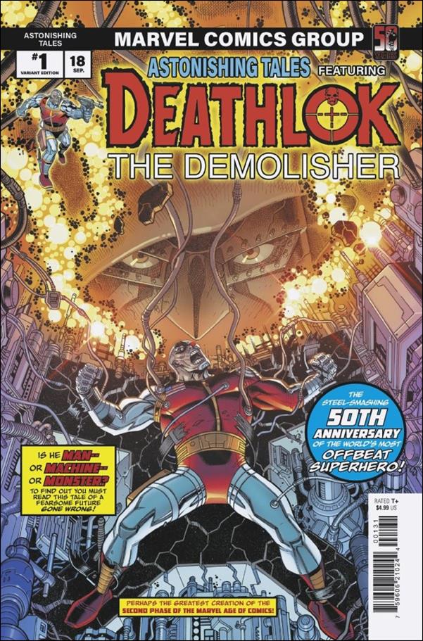Deathlok 50th Anniversary Special issue 1-D Nick Bradshaw Homage Cover