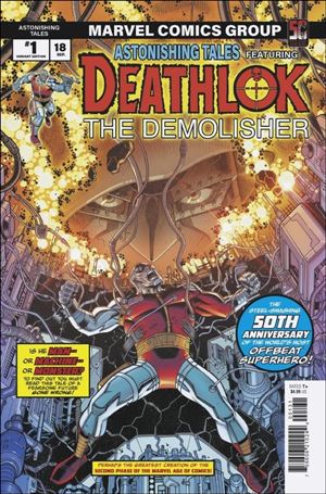 Deathlok 50th Anniversary Special issue 1-D Nick Bradshaw Homage Cover