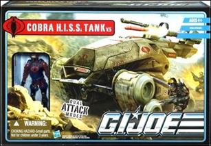 G.I. Joe: The Pursuit of Cobra (Bravo Class Vehicles) figure 1 Cobra H.I.S.S. Tank V5 with Tank Driver