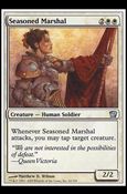 Magic the Gathering: 9th Edition (Base Set) card 42 Seasoned Marshal