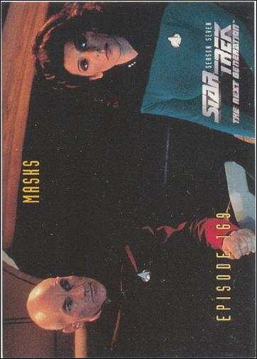 Star Trek: The Next Generation - The Episode Collection Season Seven (Base Set) card 694 Masks, Episode 169-A