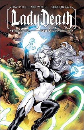 Lady Death (2010) issue 8-B Wraparound Cover