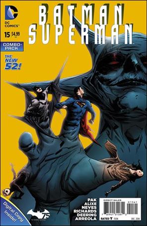 Batman/Superman (2013) issue 15-C Unbagged Jae Lee Cover Combo Pack