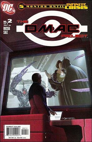 OMAC Project issue 2-B White Eye / Black & Red Logo Cover (2nd Printing)