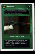 Star Wars: Premiere Unlimited (Base Set) card 154 Blaster Rifle