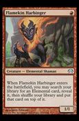 Magic the Gathering: Planechase (Base Set) card 53 Flamekin Harbinger
