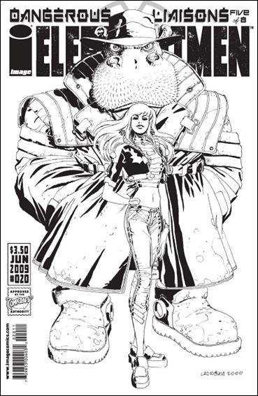 Elephantmen issue 20-B Black & White Cover w/ Marian Churchland Flipcover