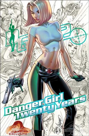 Danger Girl: Twenty Years issue 1-C jscottcampbell.com Cover 1/1800