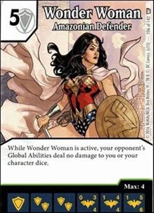 DC Comics Dice Masters World's Finest card 106 Wonder Woman: Amazonian Defender 