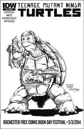 Teenage Mutant Ninja Turtles (2011) issue 33-F Kevin Eastman Jetpack Comics Cover 1/250