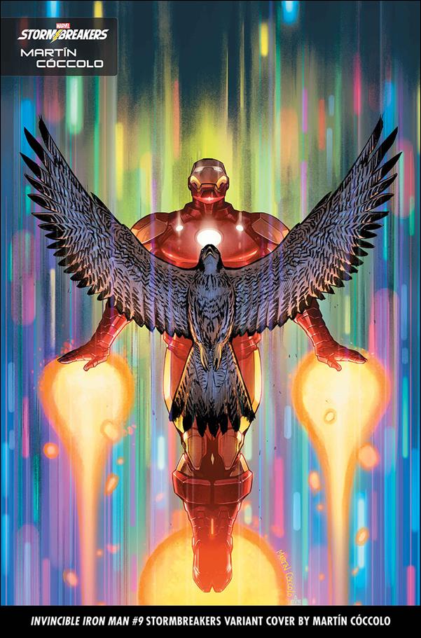 Invincible Iron Man (2022) issue 9-B Martin Coccolo Stormbreakers Cover
