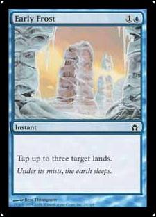 Magic the Gathering: Fifth Dawn (Base Set) card 29 Early Frost