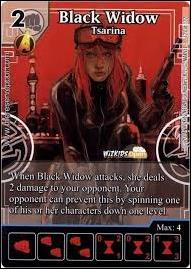 Marvel Dice Masters Avengers vs. X-Men  card 129-B Black Widow: Tsarina (World Championship 2015)