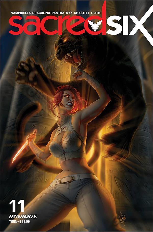 Sacred Six issue 11-E Warren Louw Cover